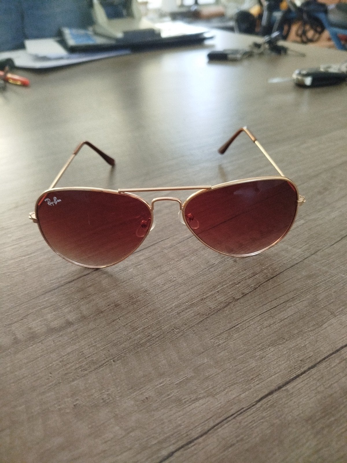 Ray Ban pilotenbril, Sieraden, Tassen en Uiterlijk, Zonnebrillen en Brillen | Heren, Ophalen of Verzenden, Zo goed als nieuw, Ray-Ban