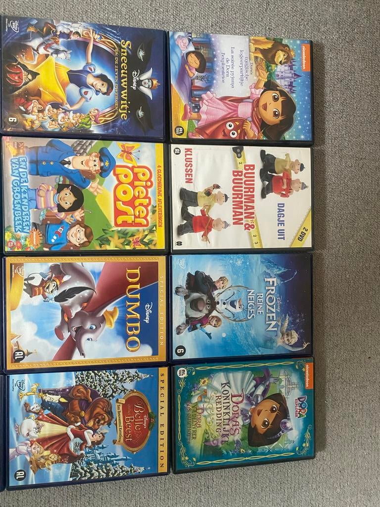 Grote collectie kinder dvd's - Disney, Dora, Buurman & Buurm, Cd's en Dvd's, Dvd's | Kinderen en Jeugd, Ophalen, Avontuur, Gebruikt