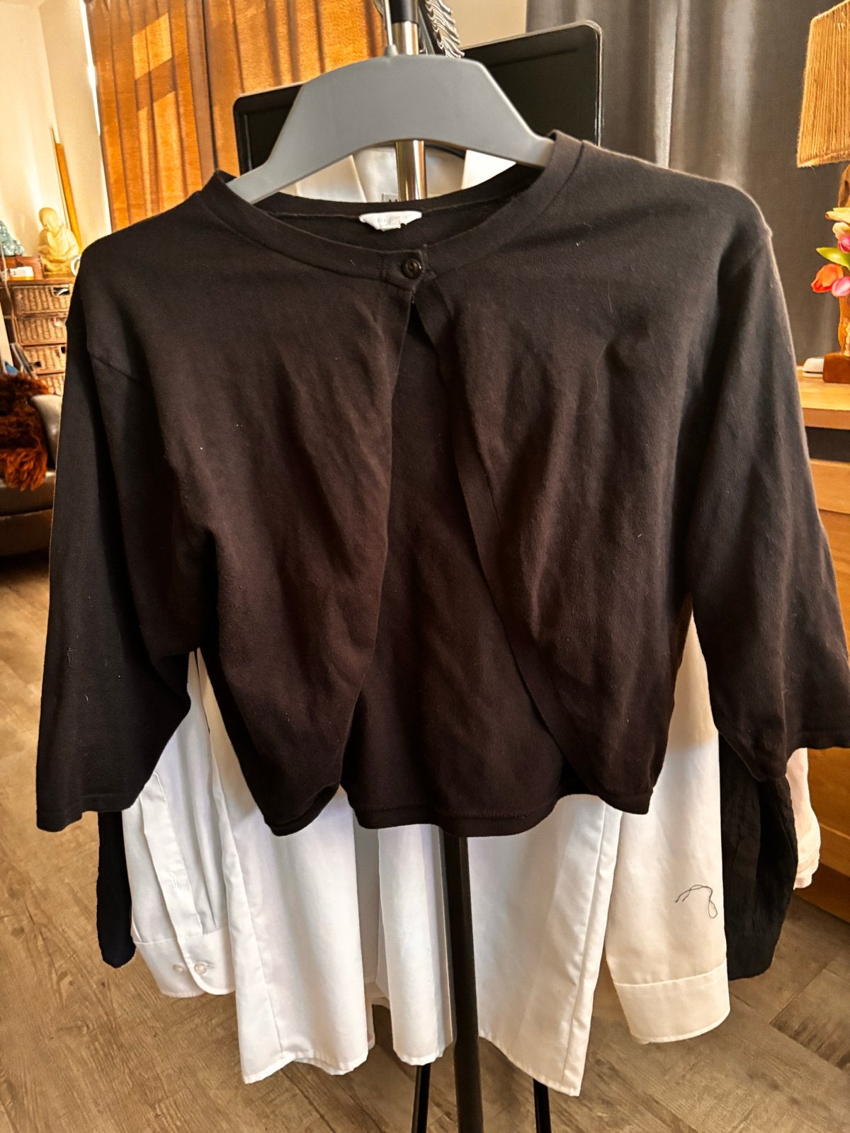Zwart bolero vestje, maat XL, Ophalen of Verzenden, Zo goed als nieuw, Maat 46/48 (XL) of groter, Zwart