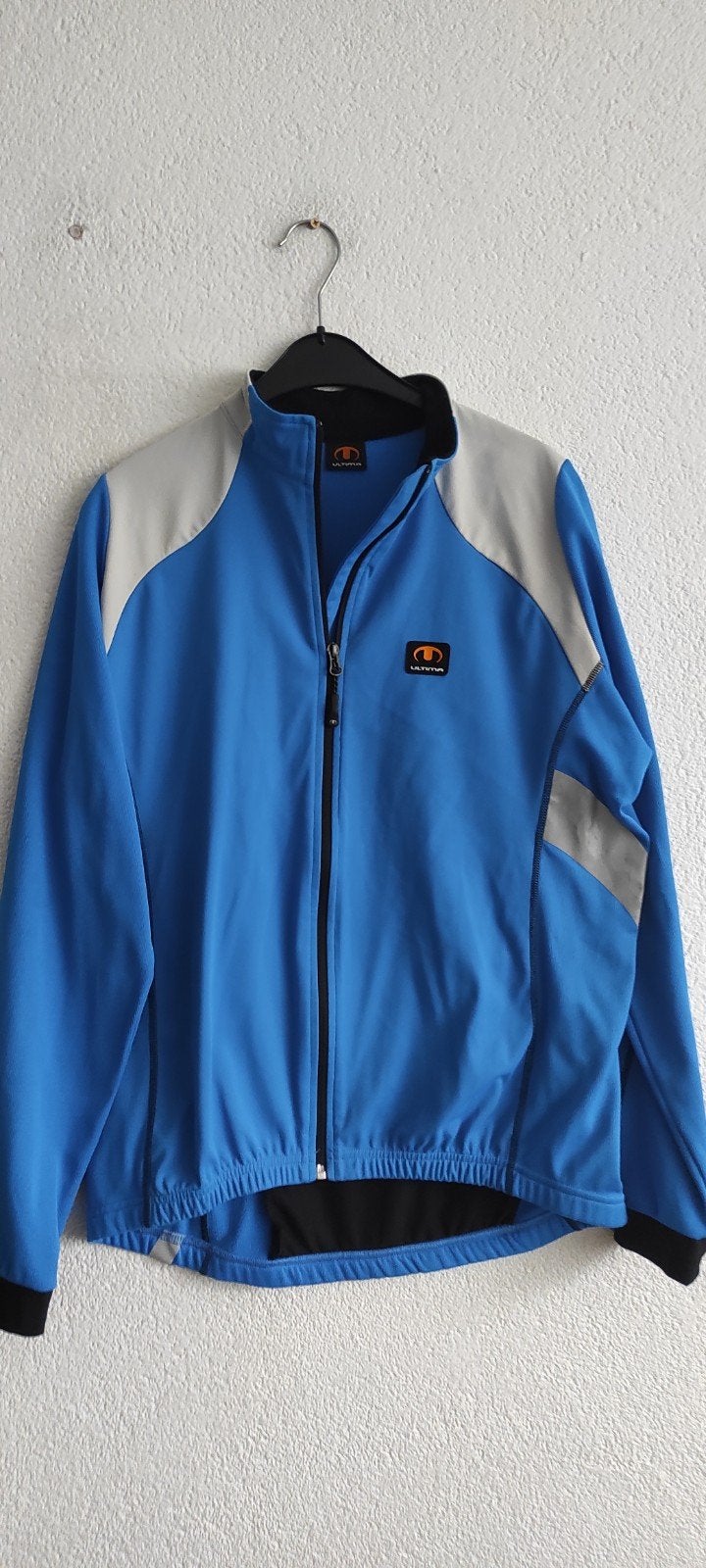 Ultima sportjack - Blauw met grijs - Maat M, Ophalen of Verzenden, Zo goed als nieuw, Blauw, Hardlopen of Fietsen