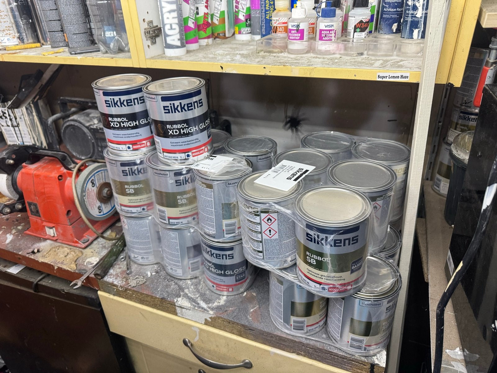 1l Sikkens Rubbo SB, Doe-het-zelf en Verbouw, Verf, Beits en Lak, Ophalen, Overige kleuren, Nieuw, Verf