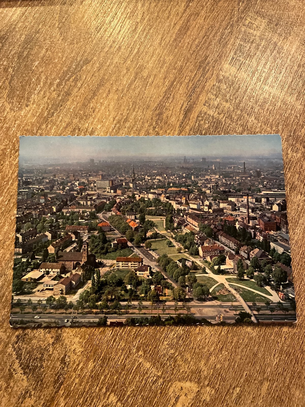 Ansichtkaart Dortmund, Duitsland - Luchtfoto, Ophalen of Verzenden, 1960 tot 1980, Gelopen, Duitsland
