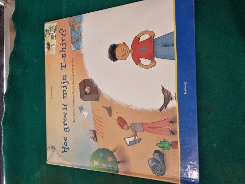 boek hoe groeit mijn t-shirt kleuterplein, Ophalen of Verzenden