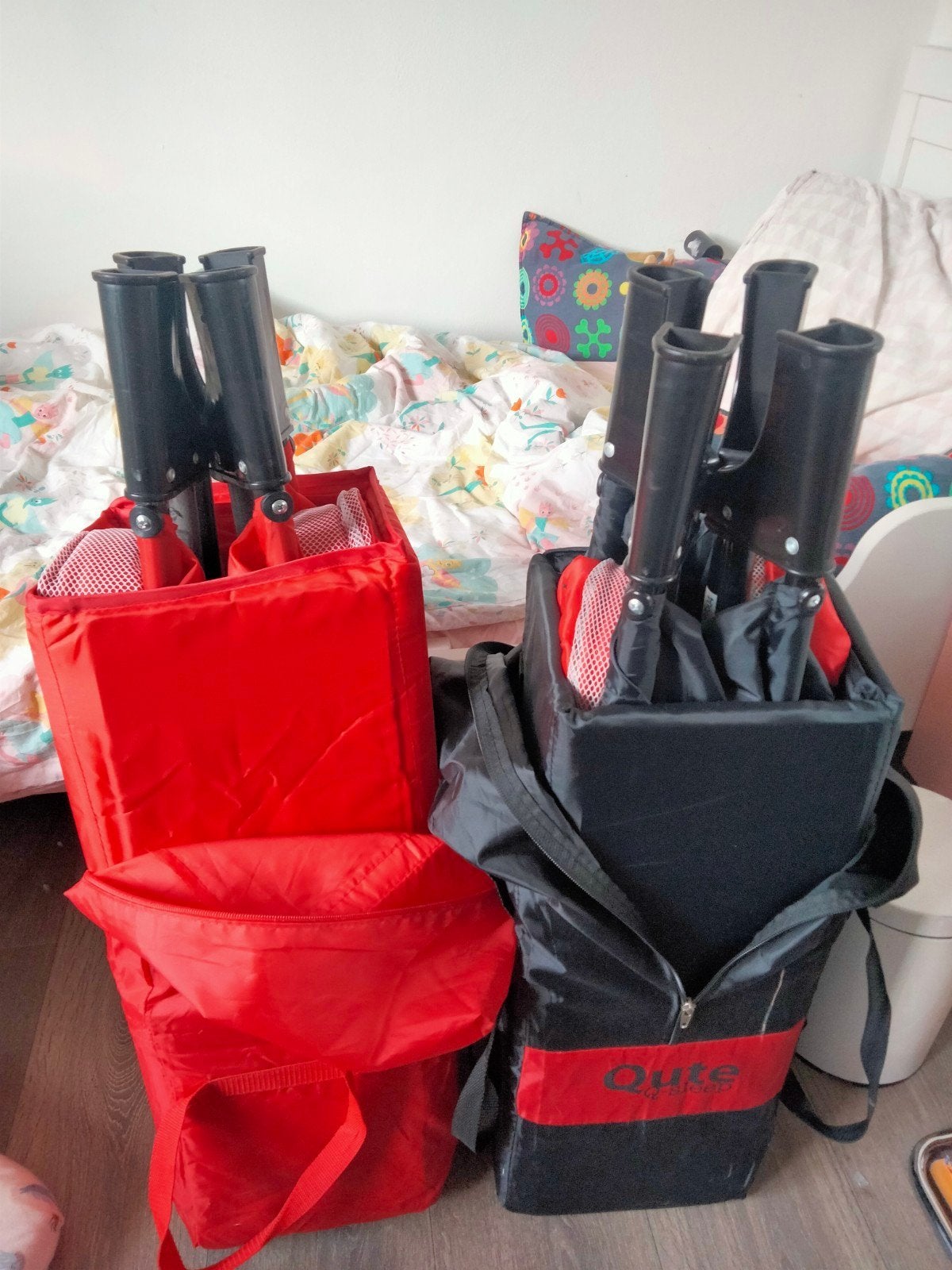 2x  baby campingbedje, Ophalen, Zo goed als nieuw, Reisbedje