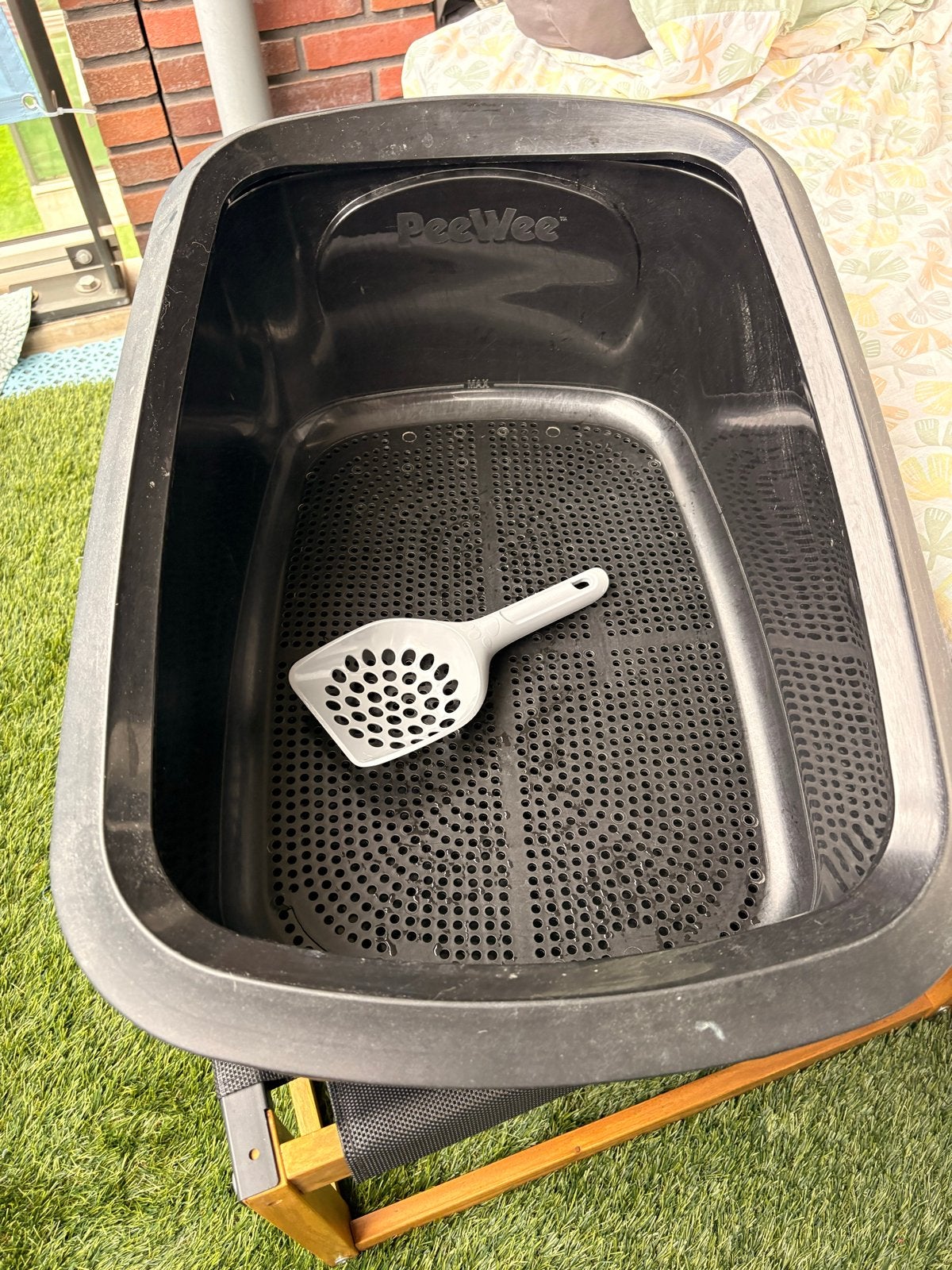 Peewee litterbox, Dieren en Toebehoren, Ophalen, Zo goed als nieuw, Open
