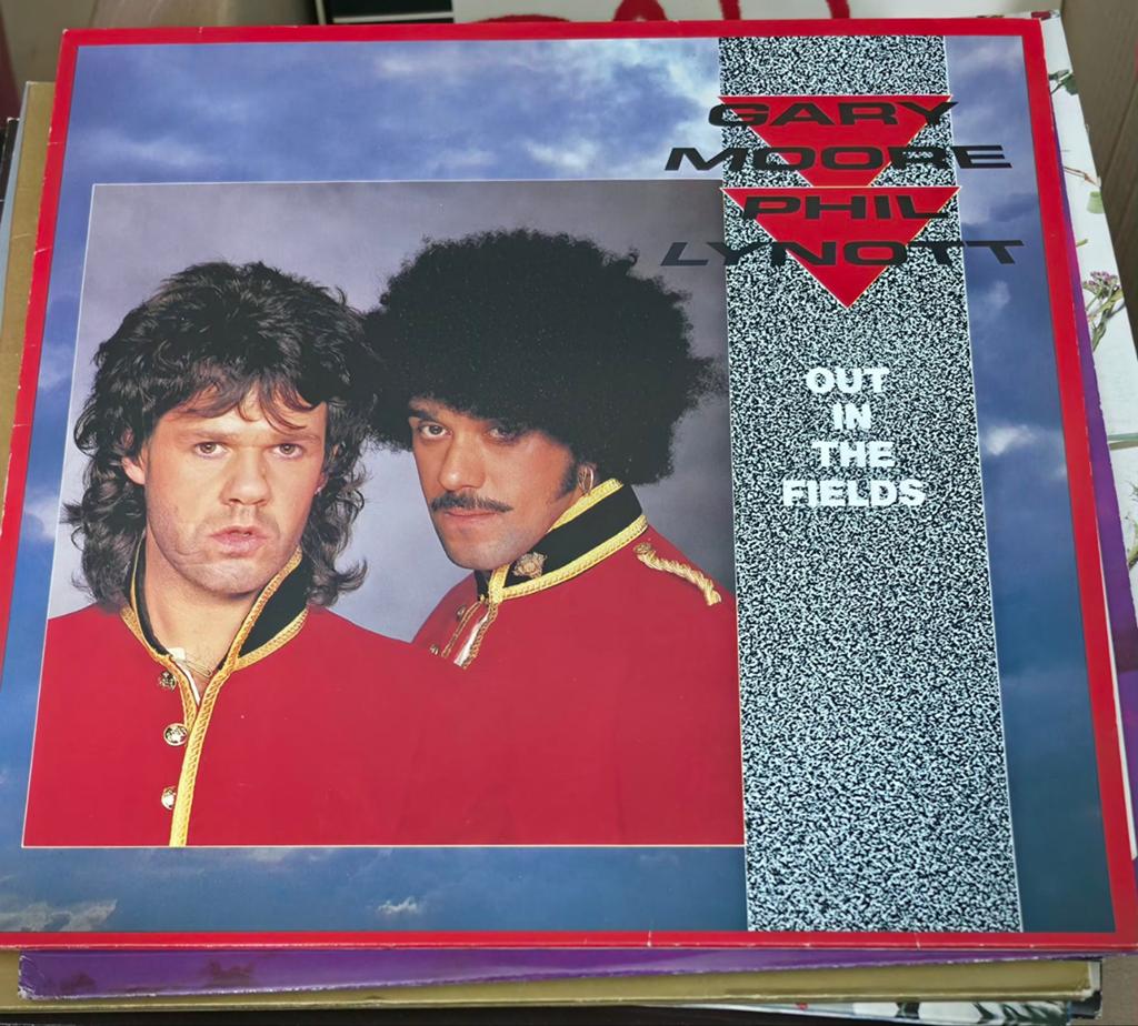Gary Moore & Phil Lynott - Out In The Fields (Vinyl Single), Gebruikt, 7 inch, 1980 - 1989, Poprock
