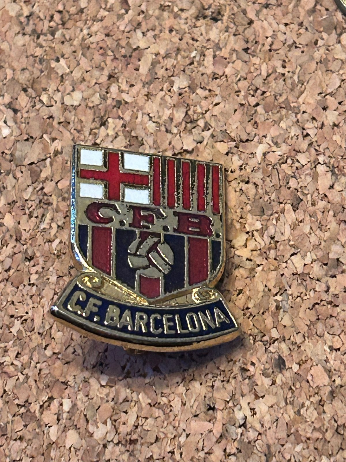 FC Barcelona Speldje - Voetbal Club broche, Ophalen of Verzenden, Zo goed als nieuw, Sport, Button
