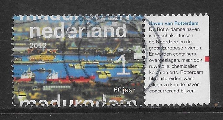 2012, Madurodam, Haven van Rotterdam [2928] (K1910), Postzegels en Munten, Ophalen of Verzenden