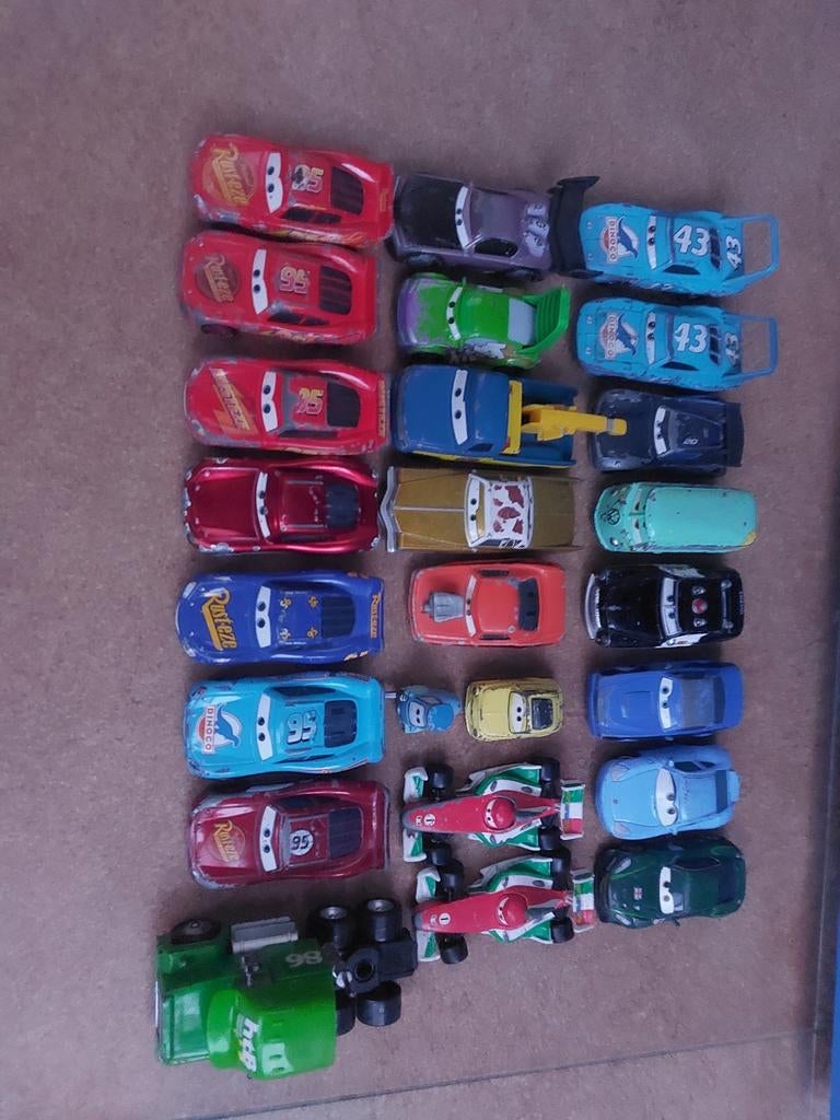 Cars mattel set, Kinderen en Baby's, Speelgoed | Speelgoedvoertuigen, Ophalen of Verzenden