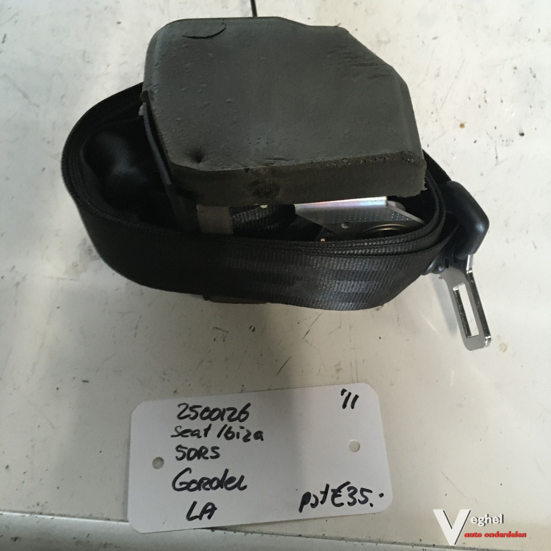 Seat Ibiza 2011 1.2 tdi  5drs 2500126   Gordel  Rechtsachter, Gebruikt, -, -, Ophalen of Verzenden