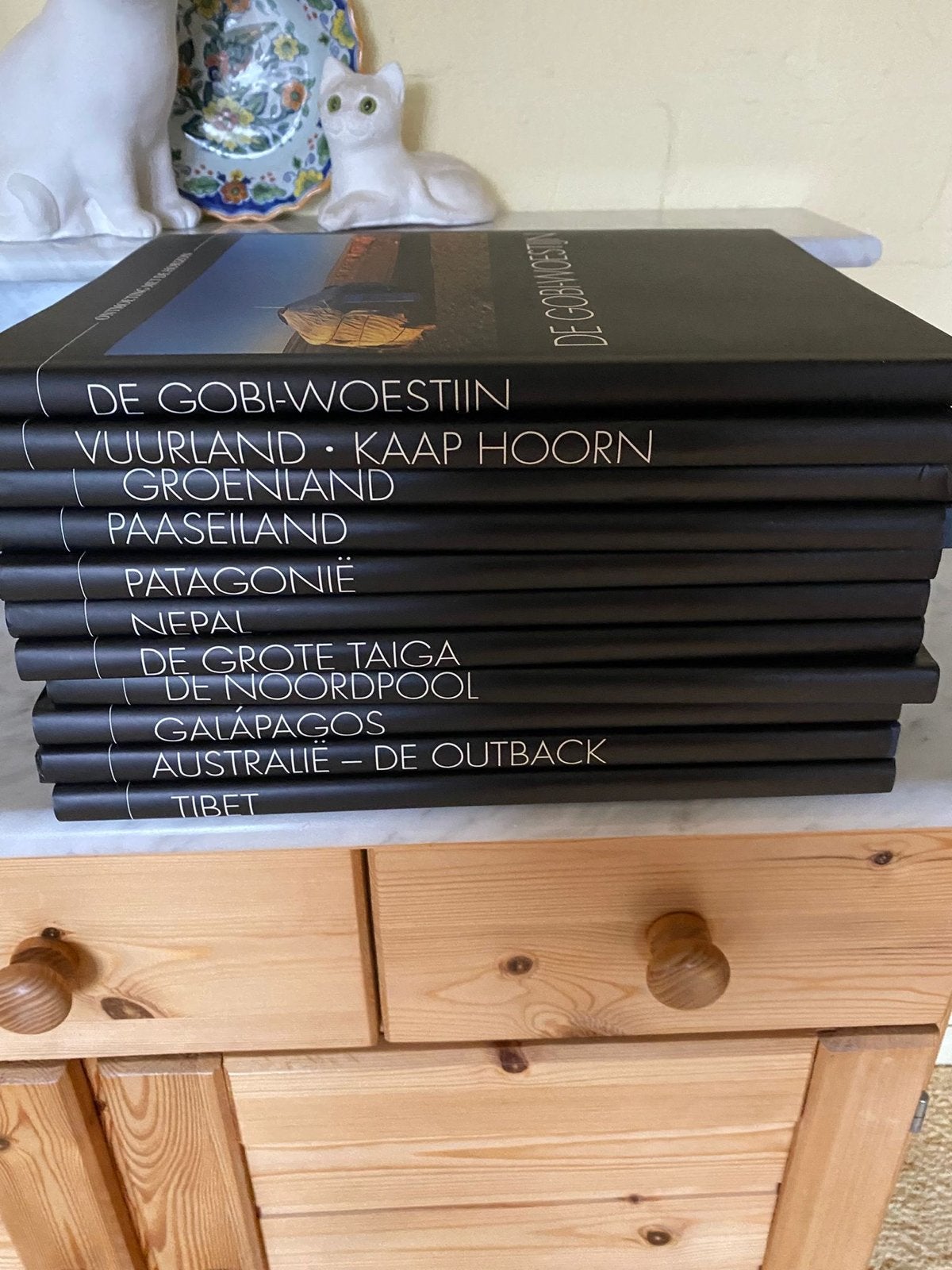 Reisboeken serie 'Ontmoeting met de Horizon' - 10 delen, Boeken, Ophalen, Zo goed als nieuw, Reisgids of -boek, Overige merken