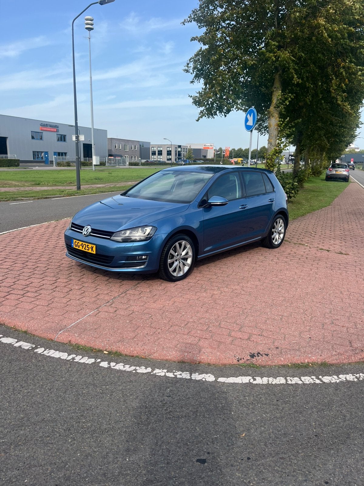 Volkswagen Golf 1.4 TSI 110KW 5D DSG 2015 Blauw, Auto's, Euro 5, Zwart, 4 cilinders, Blauw