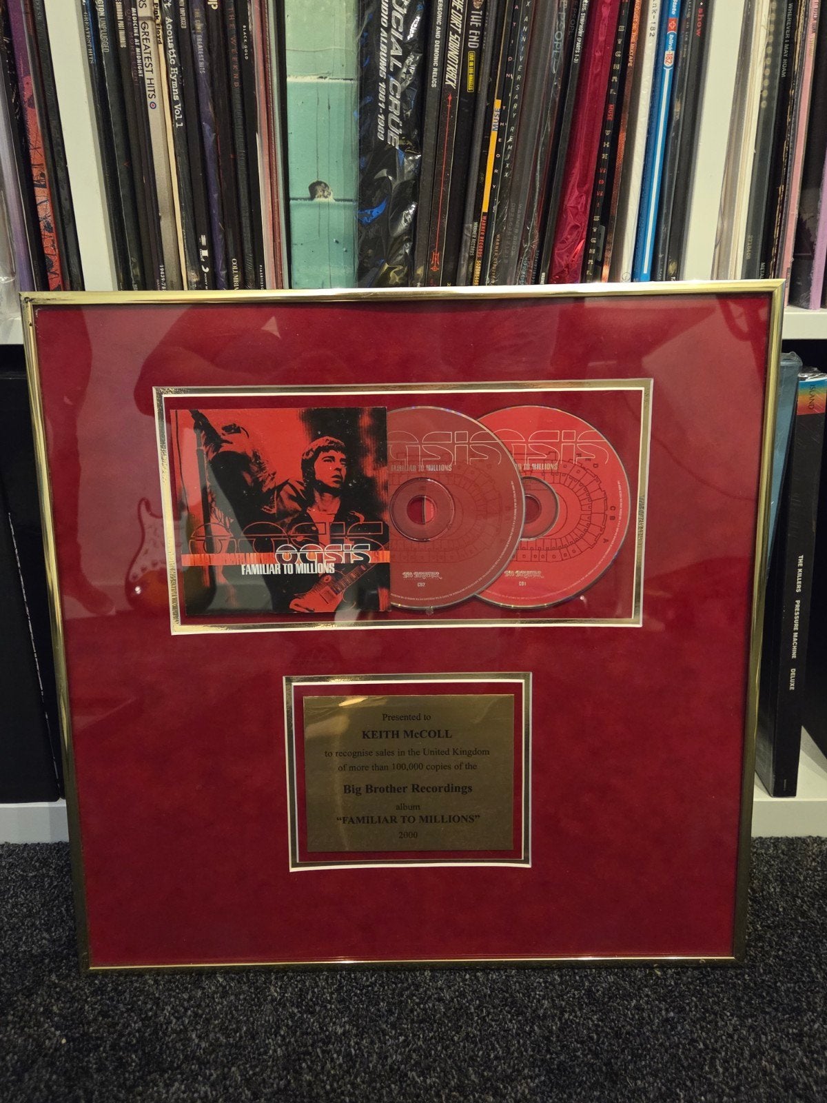 Oasis - Familiar To Millions - Sales Award, Ophalen of Verzenden, Gebruikt, Overige typen