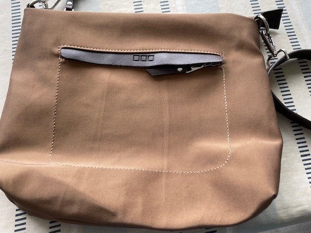 Misako schoudertas / crossbodytas - taupe/bruin, Ophalen of Verzenden, Nieuw, Bruin, Schoudertasje