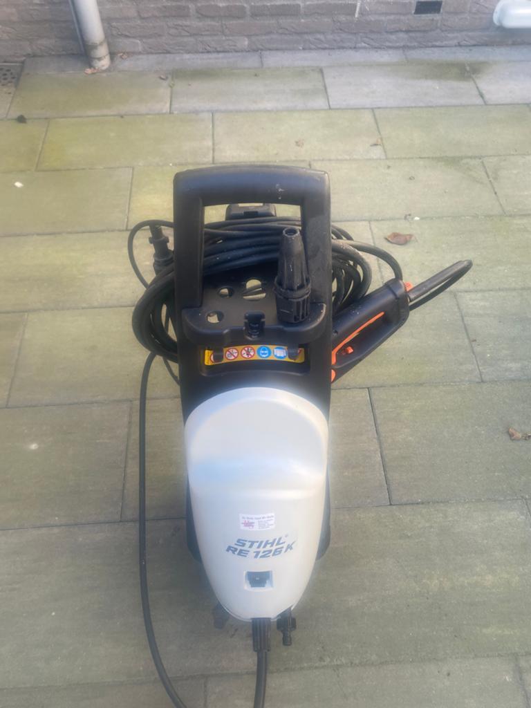 Stihl hogedrukreiniger RE 126 k, Ophalen, Gebruikt, Elektrisch, Met autostop en -start