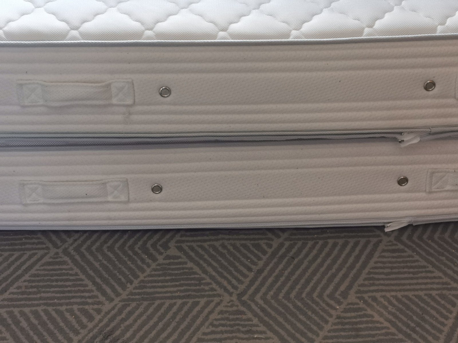 GRATIS Karlsson boxspring matrassen Medium 90 x 210, Ophalen, Gebruikt