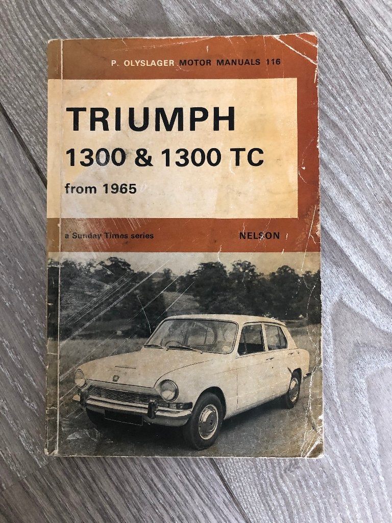 Vraagbaak Triumph 1300 & TC 1965-, Ophalen of Verzenden