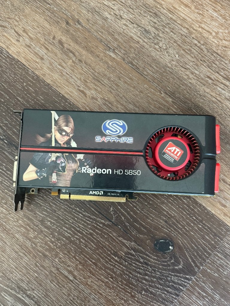 Sapphire AMD Radeon HD 5850 1 GB GDDR5, PCI-Express 3, Gebruikt, HDMI, Ophalen of Verzenden
