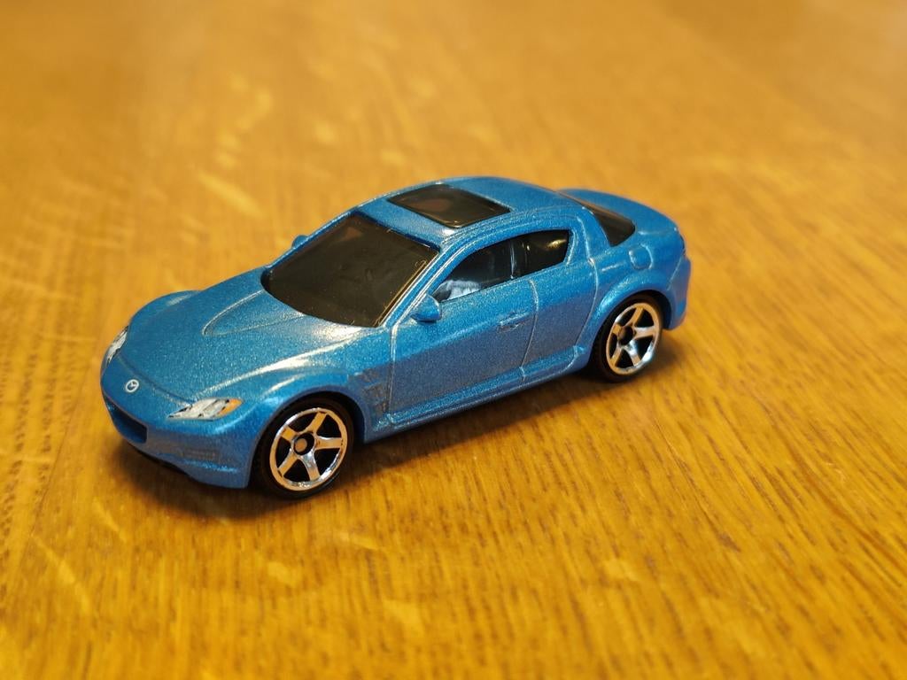 Matchbox Mazda RX 8 BLAUW, Ophalen of Verzenden, Zo goed als nieuw, Auto