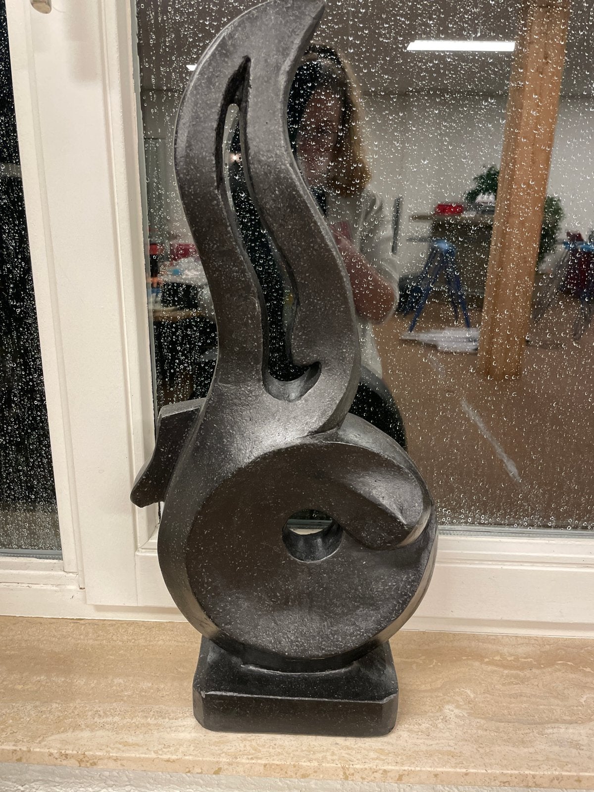Abstracte sculptuur van steen, modern design, Ophalen, Beeld, Abstract, Europa