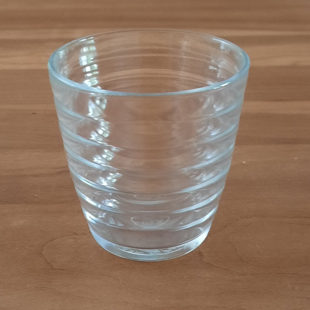 7 x vintage drinkglas Duralex France, Ophalen, Glas of Glazen, Gebruikt, Glas