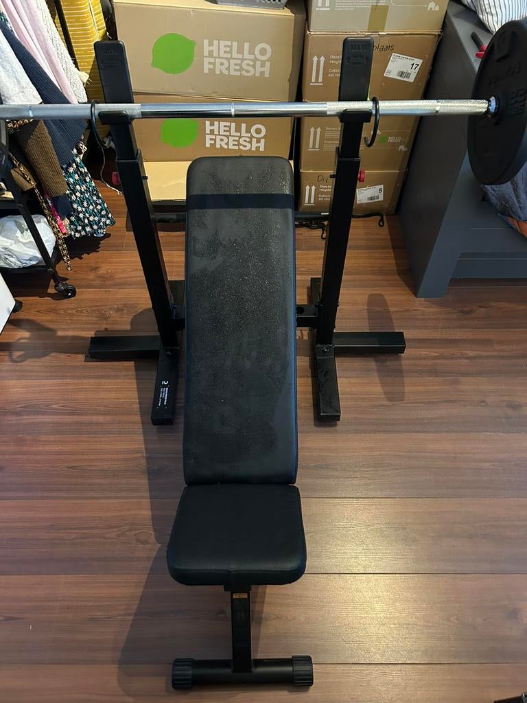 Sportbank, Sport en Fitness, Ophalen, Kunststof, Krachtstation, Borst