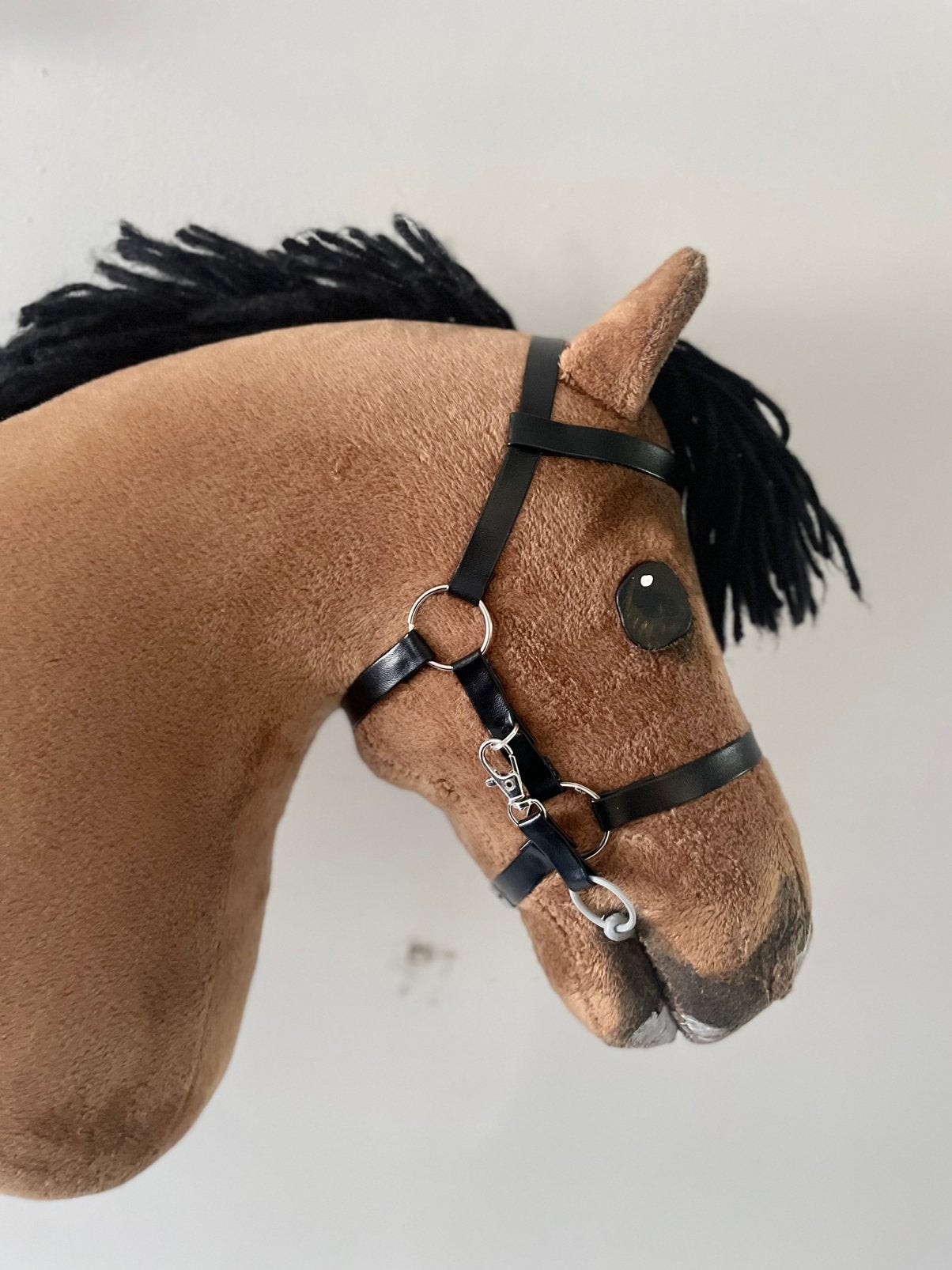 Cki hobbyhorse hoofdstel, Dieren en Toebehoren, Handgemaakt, Zo goed als nieuw, Bit, Ophalen of Verzenden