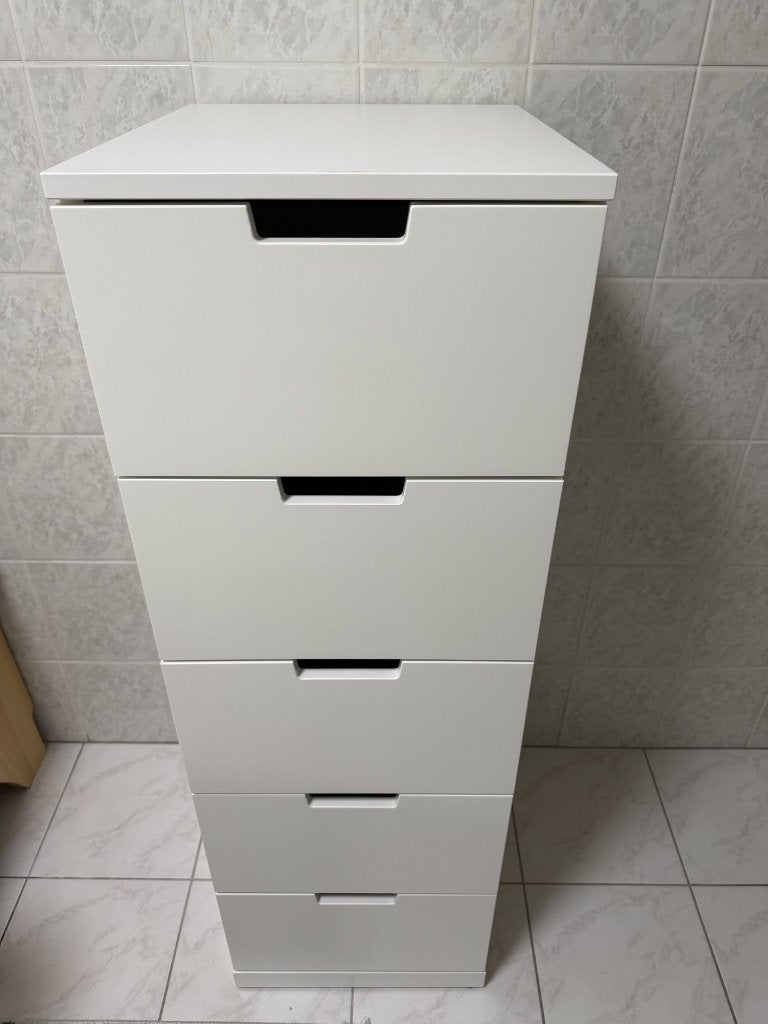 IKEA Nordli kast, Ophalen, Minder dan 50 cm, 5 laden of meer, 100 tot 150 cm