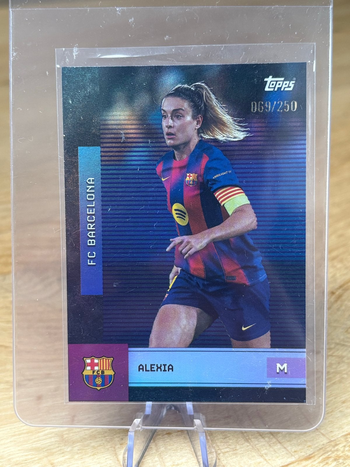 Topps Alexia Putellas FC Barcelona Voetbal Spelerskaart, Ophalen of Verzenden, Zo goed als nieuw, Buitenlandse clubs, Spelerskaart