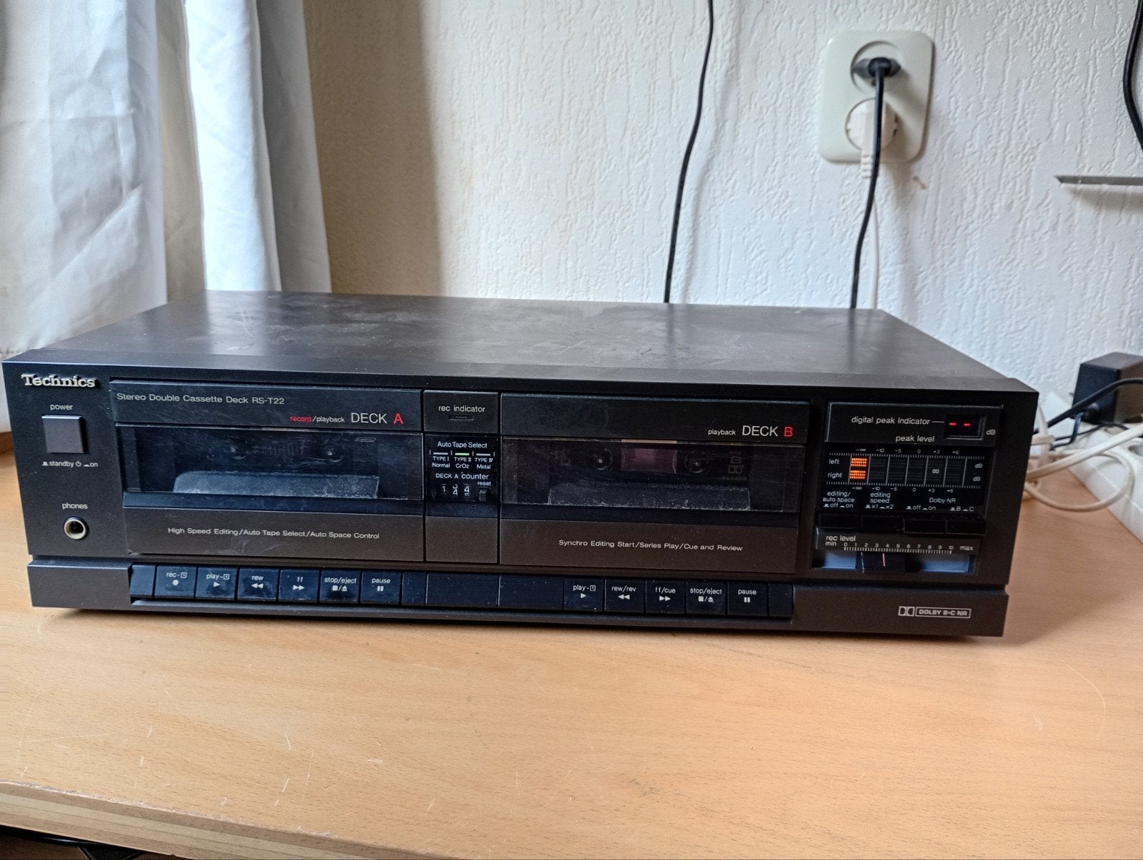 Technics RS-T22 Cassette deck, Ophalen of Verzenden, Enkel, Overige merken
