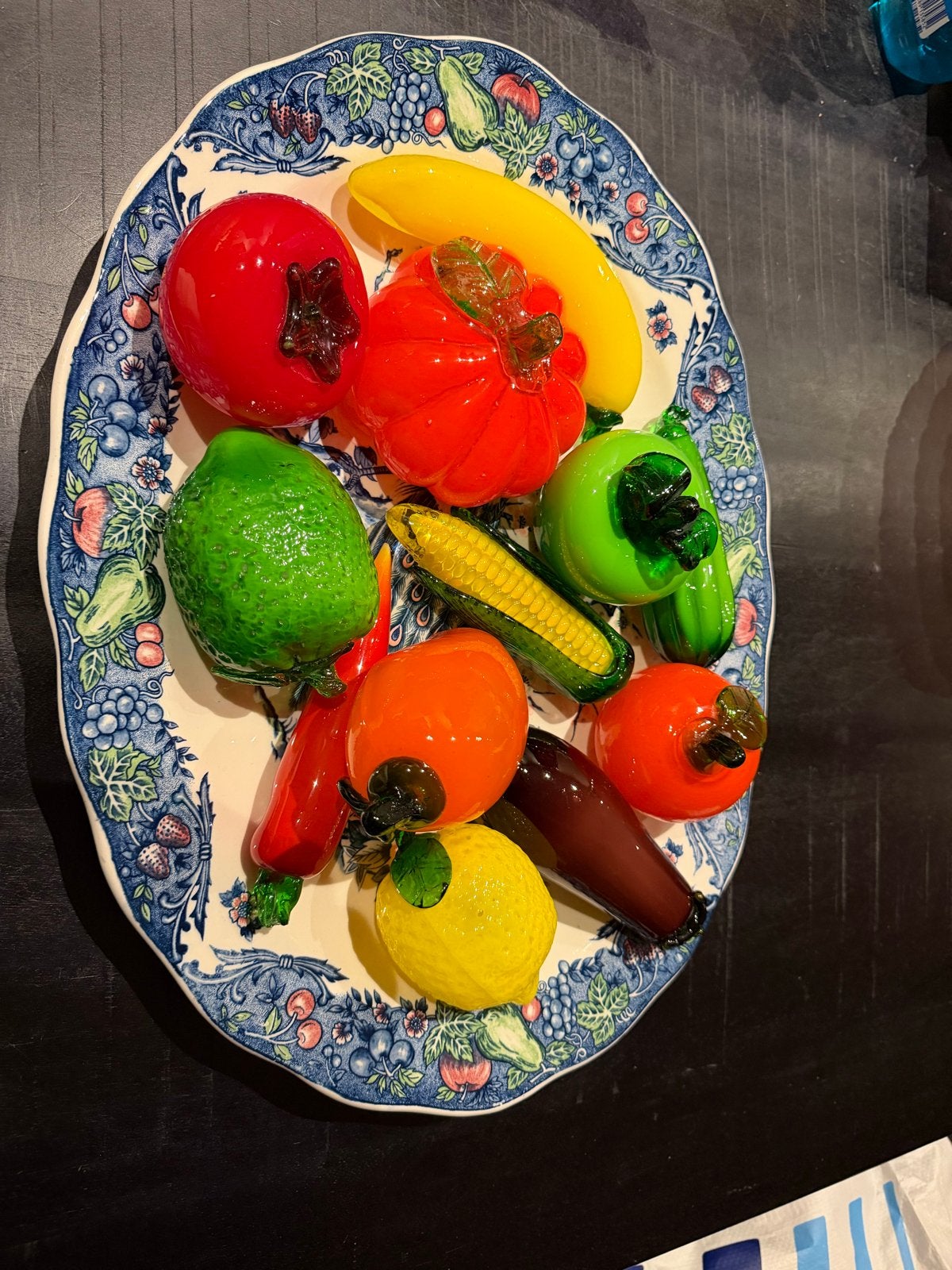 12 Murano Glas Fruit en Groente Decoratie, Ophalen of Verzenden