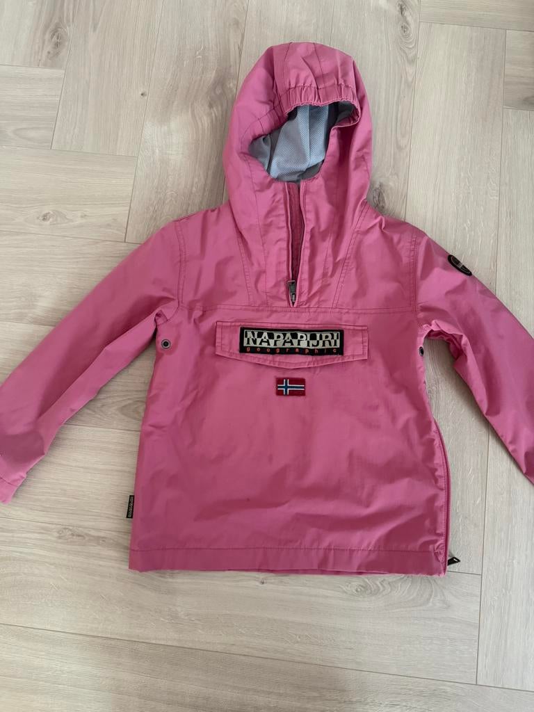 Napapijri windbreaker in maat 140, Ophalen of Verzenden, Zo goed als nieuw, Jongen of Meisje, Jas