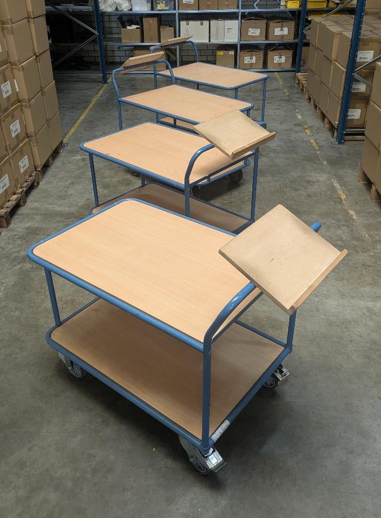 Pickkar - Tafelwagen - 400kg - 2 Etages - 100x70 CM, Ophalen, Gebruikt