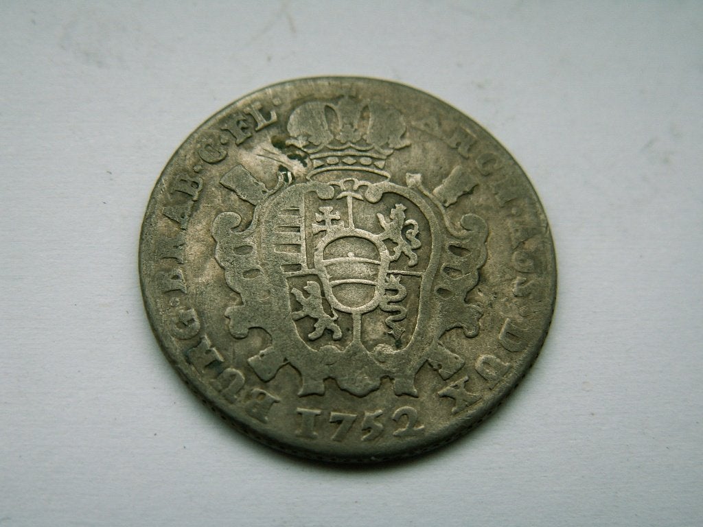 Oostenrijkse Nederlanden.  Escalin - 1752, Postzegels en Munten, Munten | Nederland, Vóór koninkrijk, Verzenden, Zilver, Overige waardes