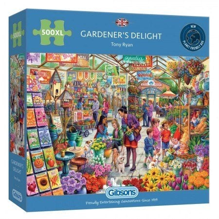 Gibsons: Gardener's Delight 500 XL stukjes, Ophalen of Verzenden, 500 t/m 1500 stukjes, Nieuw, Legpuzzel