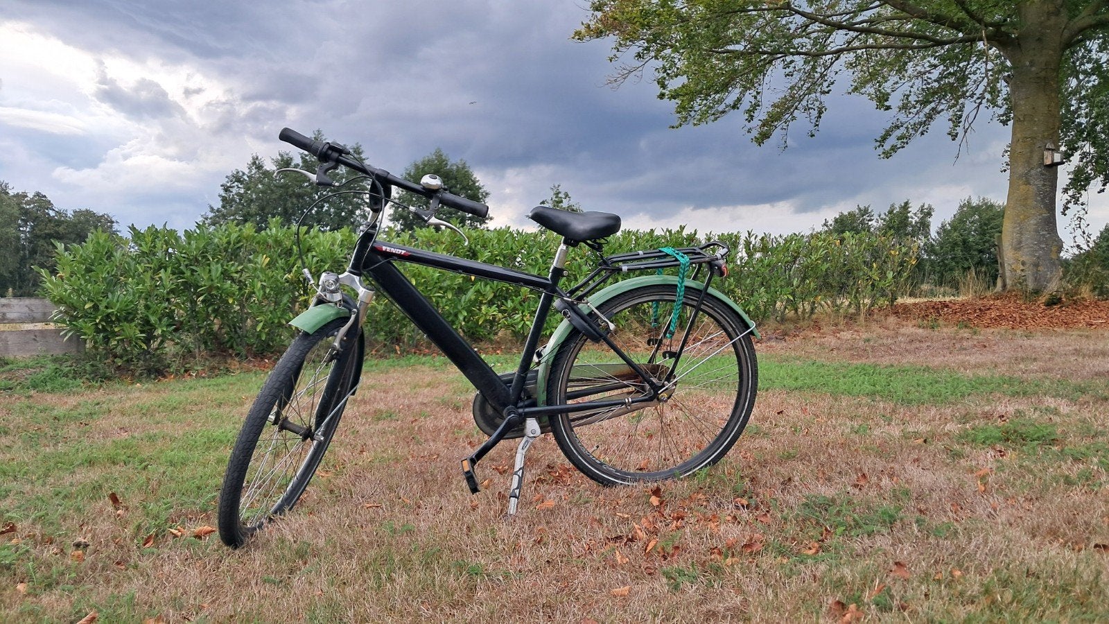 Nette zwarte jongens fiets, Terugtraprem, Gebruikt, Versnellingen, 49 tot 53 cm
