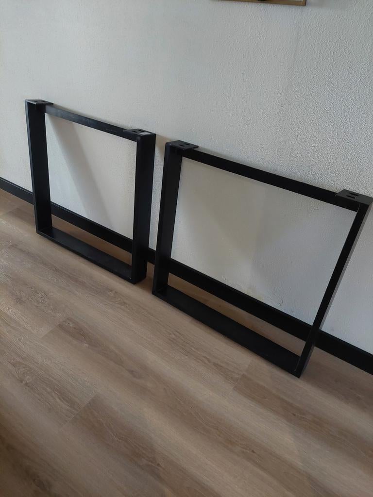 Tafelpoten...Matrix, Ophalen, Glasplaat, 160 cm of meer