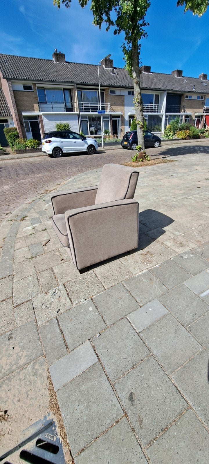 Riviera Maison fauteuil met vlekkenbescherming gratis, Ophalen, Gebruikt, 75 tot 100 cm, Stof