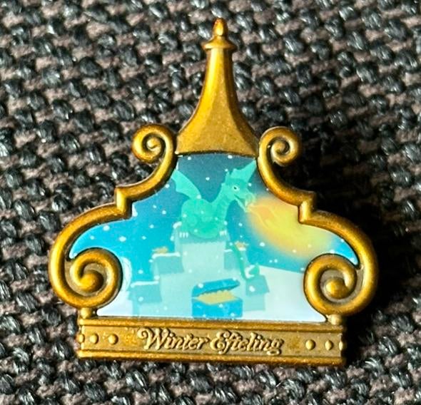 Winter Efteling pin 2019, Verzamelen, Efteling, Ophalen of Verzenden, Zo goed als nieuw, Button of Speldje
