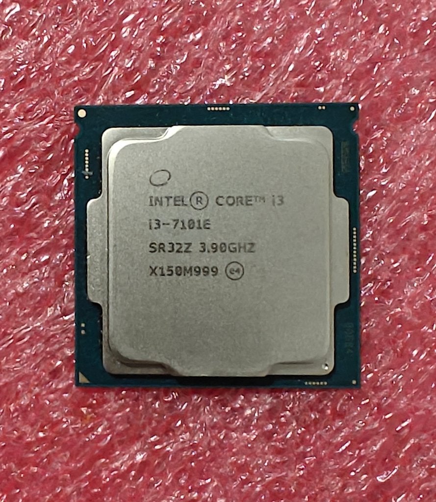 Intel i3 7101e, Computers en Software, LGA 1151, Ophalen of Verzenden, Zo goed als nieuw, Intel Core i3