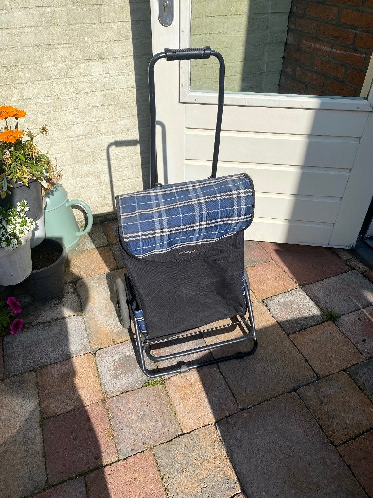 Tomado boodschappenwagen, 30 cm of meer, Minder dan 35 cm, Zo goed als nieuw, Wieltjes