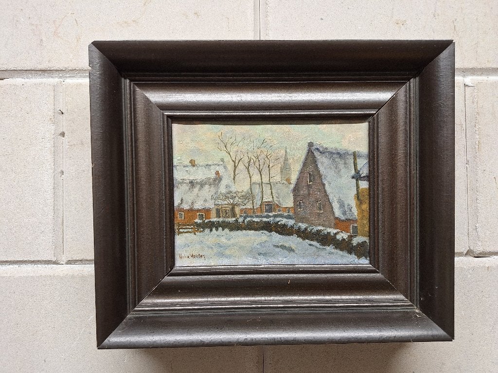 Drie mooie schilderijen   samen voor 45 euro, Doek, Ophalen of Verzenden, Gesigneerd, Olieverf