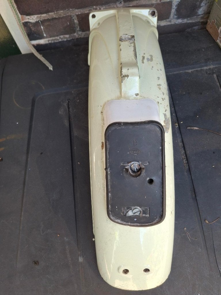 achterspatbord en buddy Zündapp 517, Fietsen en Brommers, Brommeronderdelen | Zundapp, Gebruikt, Overige typen, Ophalen of Verzenden