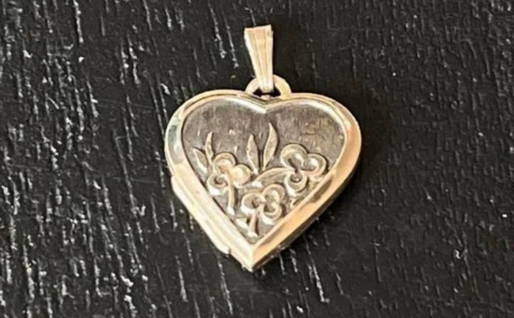 Zilveren HART FOTOMEDAILLON KETTINGHANGER, Verzenden, Zo goed als nieuw, Hart, Zilver