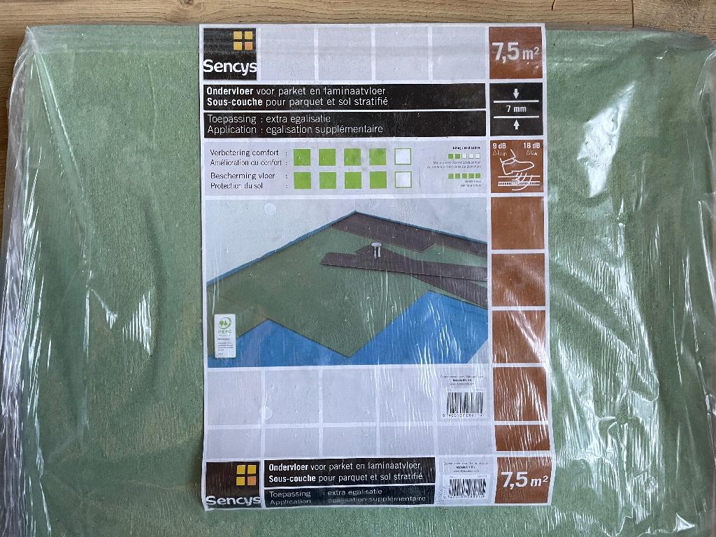 Ondervloer platen laminaat, Praxis Sencys, 5 platen, Ophalen, Overige materialen, 30 cm of meer, 50 tot 150 cm