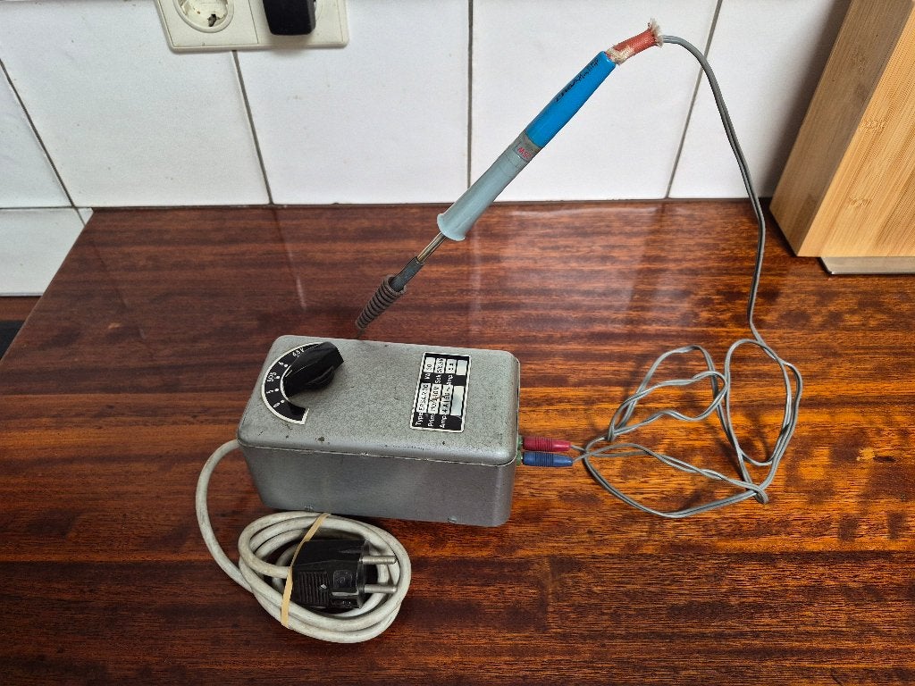 antiek soldeerstation Ersa 25w, Hobby en Vrije tijd, Ophalen, Gebruikt