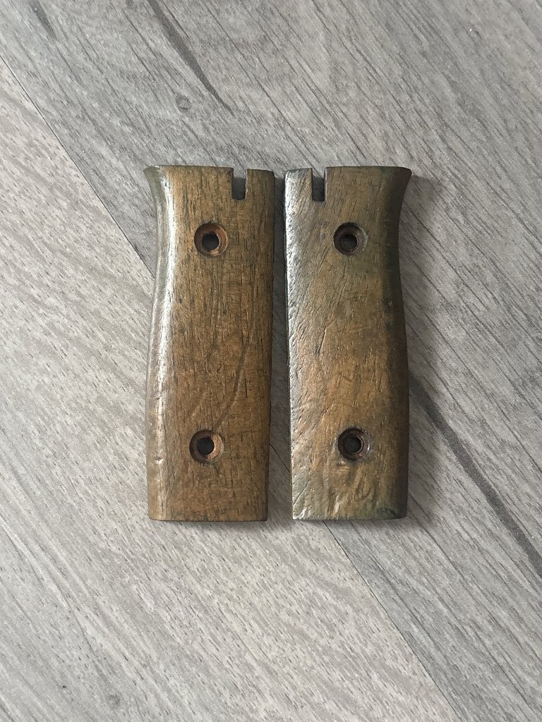 Houten gripjes k98 bajonet, Ophalen of Verzenden, Landmacht, Duitsland, Mes of Dolk