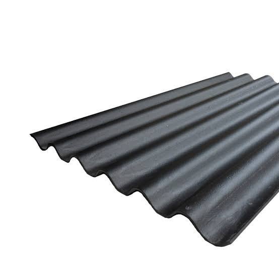 4 Vezelcement Golfplaten 110x183 cm (Asbestvrij), Ophalen, Zwart, Golfplaat