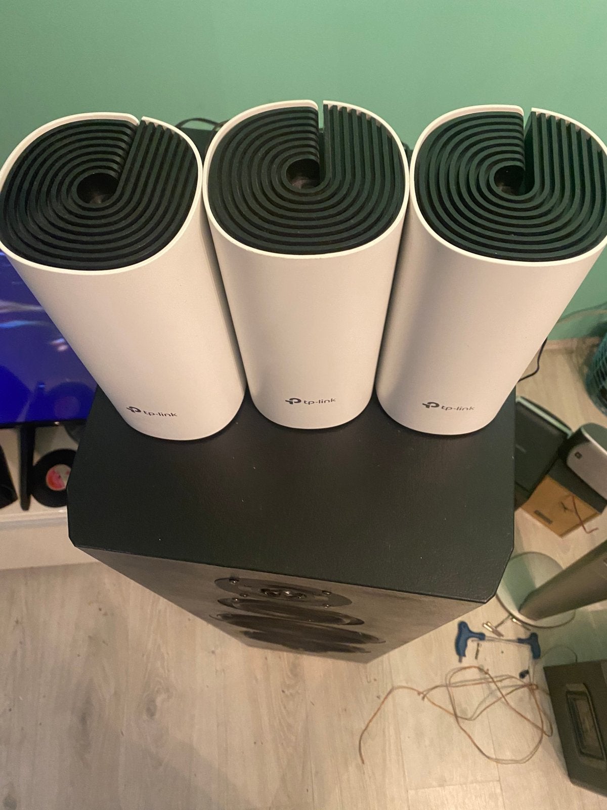 Tp link deco m4 mesh wifi systeem 3 stuks, Computers en Software, WiFi-versterkers, Ophalen, Zo goed als nieuw