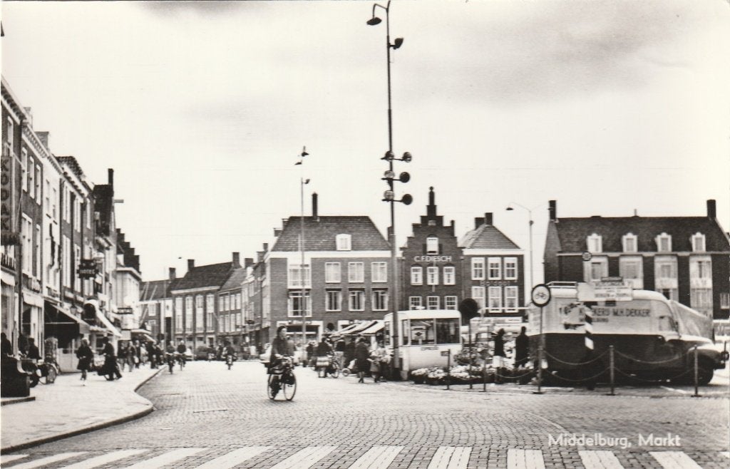 MIDDELBURG Markt, Verzenden, 1960 tot 1980, Gelopen, Zeeland
